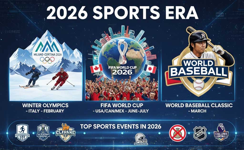 Sports Era 2026: Three Mega Events